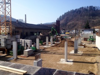 Bahnhofs-Quartier Baustelle.